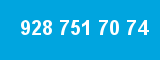 928 751 70 74 928 751 70 74